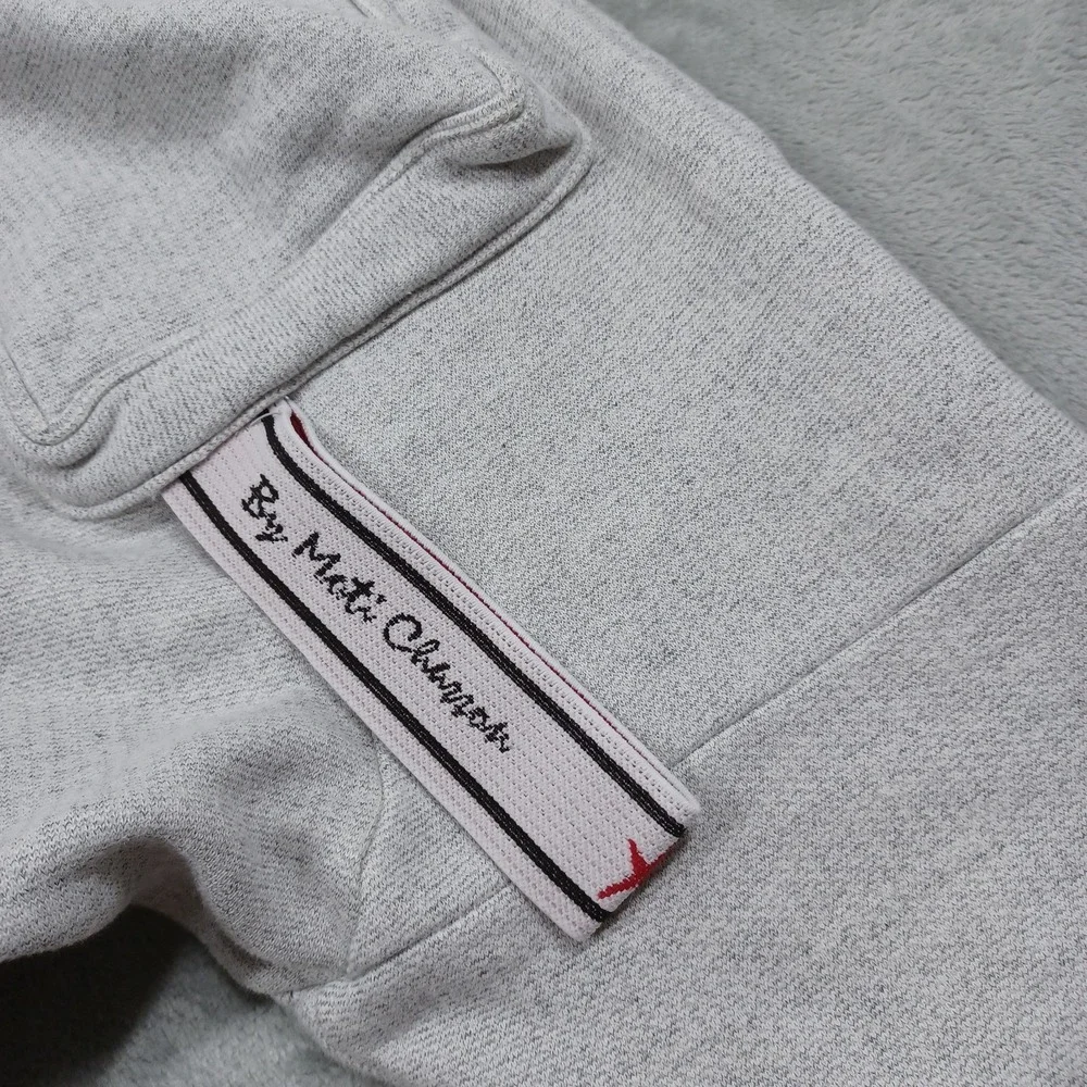 Moti Chasson Joggers Mens Small Gray‎ Drop Crotch Cargo Hip Hop Streetwear USA